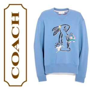 Coach x Selena Gomez bunny sweatshirt